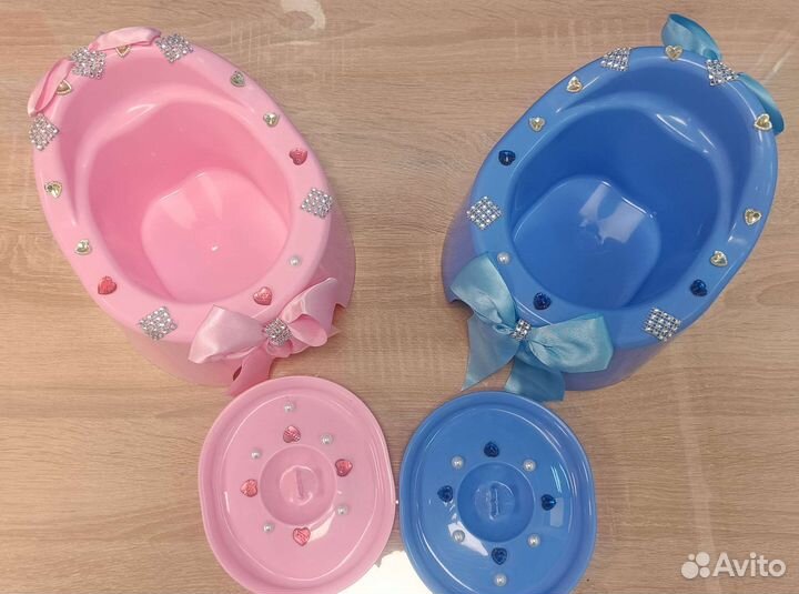 Свадебные горшочки для сбора денег на мал/дев