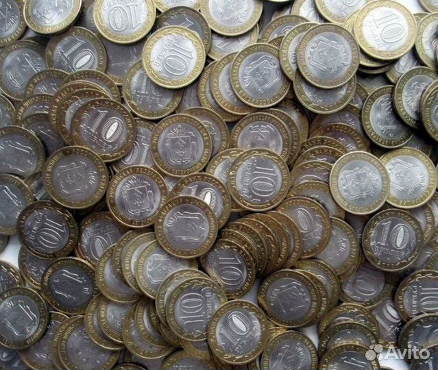 Биметаллические монеты 10 рублей