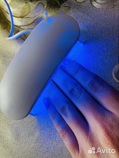 Мини led лампа для маникюра