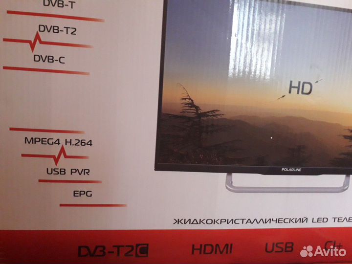 Телевизор Led FullHD-81cm,новый