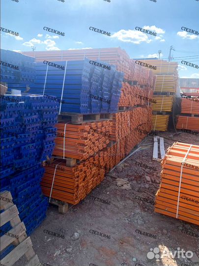 Стеллажи фронтальные металлические для склада Недк