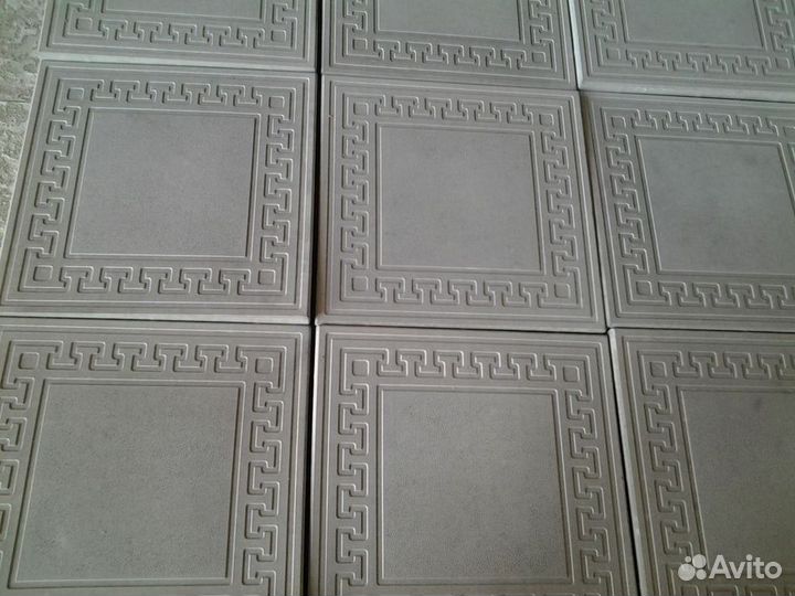 Тротуарная плитка литьевая