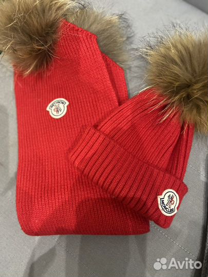 Комплект шапка и шарф Moncler
