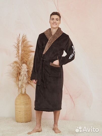 Мужской махровый халат