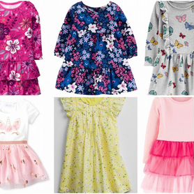 Платье новое оригинал Carters р. 6М-6Т