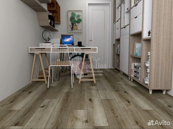 Замковая Кварцвиниловая плитка от 5 мм