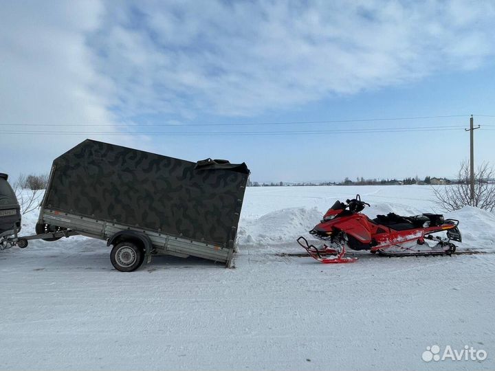 Прицеп для снегохода. Кузов 3,44м на 1,52м.Рассроч