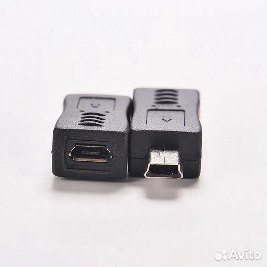 Переходник micro USB гн. - mini USB шт