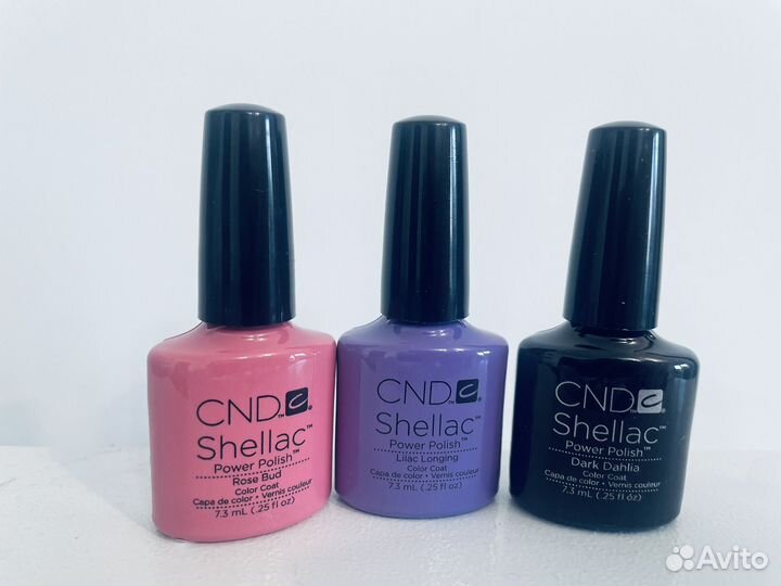 Гель лак для ногтей шеллак shellac cnd