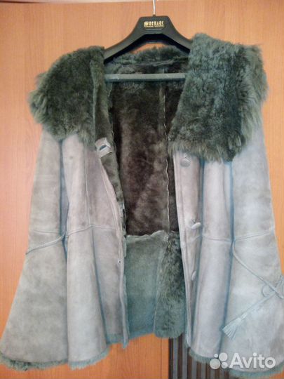 Дублёнка натуральная замшевая 44-46 размер