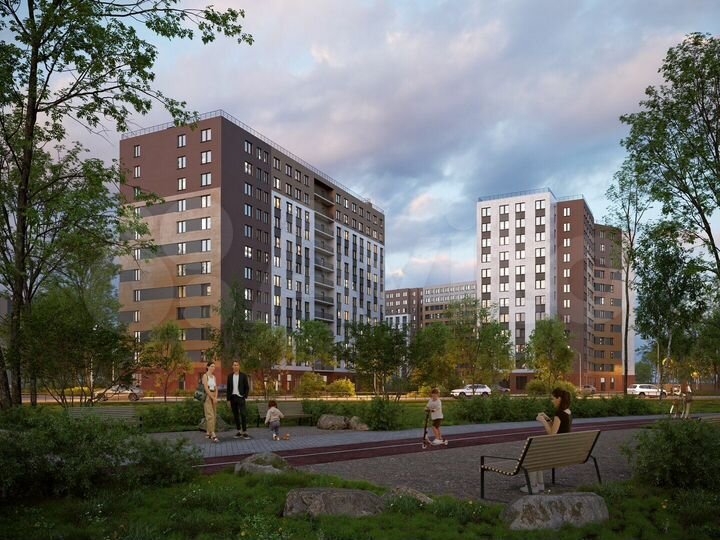 Квартира-студия, 25,6 м², 2/12 эт.