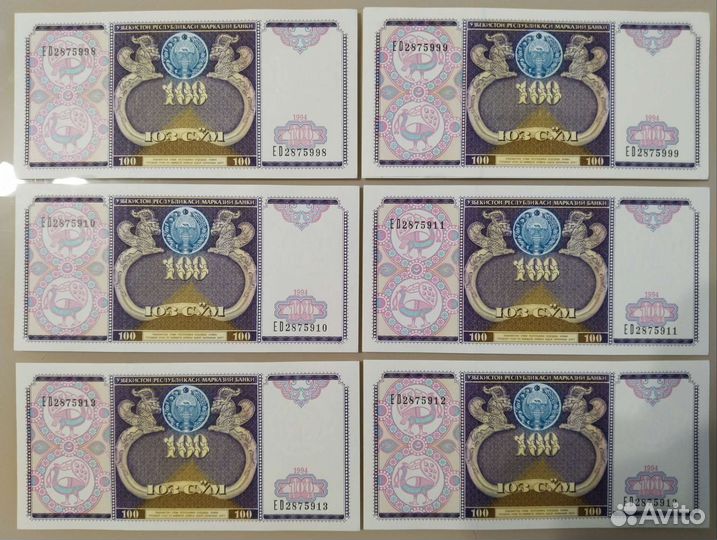 Банкноты Республики Узбекистан