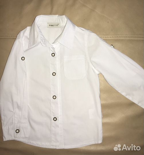 Нарядный комплект рубашка брюки жилет 104