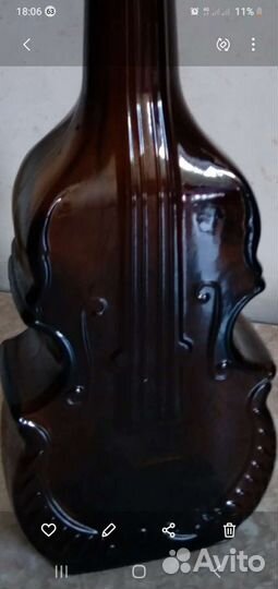 Изящные две бутыли для домашнего вина на 750мл