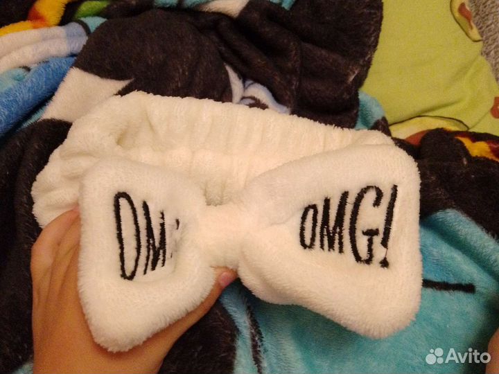 Повязка с бантиком для девочки