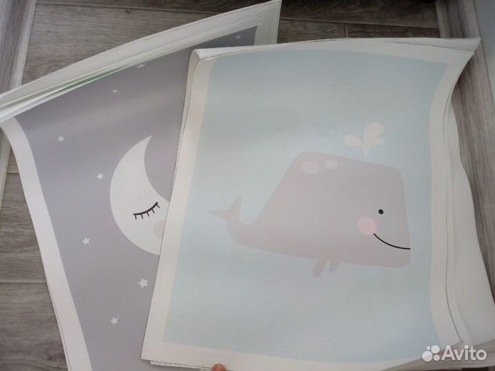 Тканевые постеры 30*40 без рамки