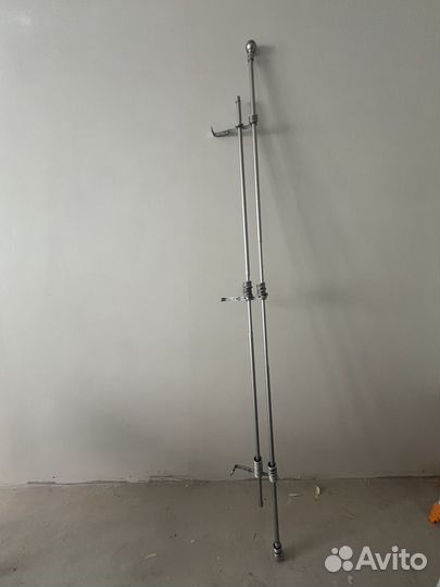 Карниз телескопический раздвижной двухрядный