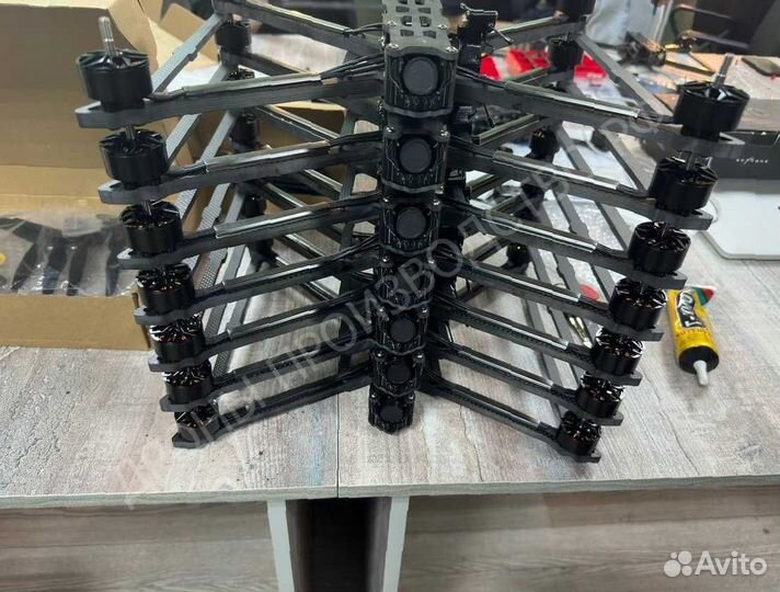 Квадрокоптеp fрv piranha 7 и 10 дюймoв