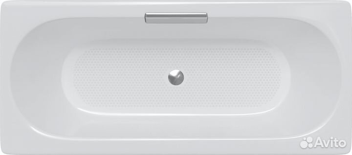 Чугунная ванна Jacob Delafon Volute E6D901-0 170x80 см, с ножками, со сливом-переливом P