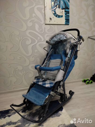 Детские санки коляска ника nika
