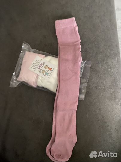 Колготки детские новые 74, 3шт