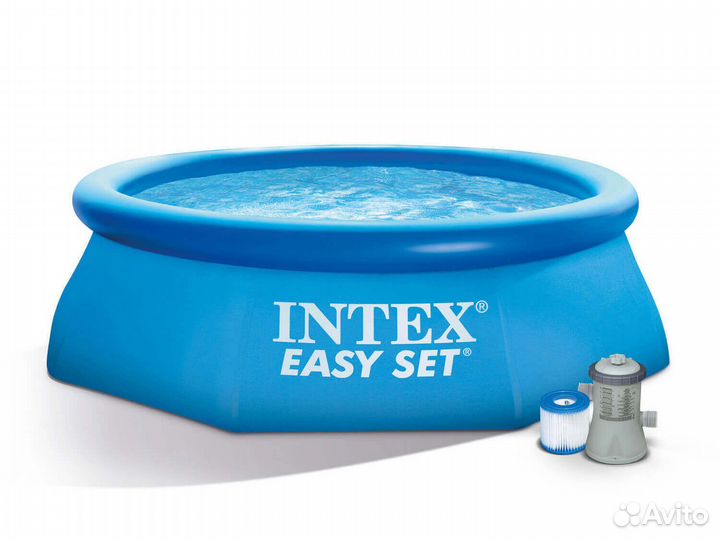 Надувной бассейн Intex Easy Set 244х61 см