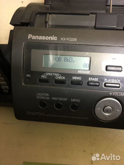 Телефон-факс Panasonic KX-FC228