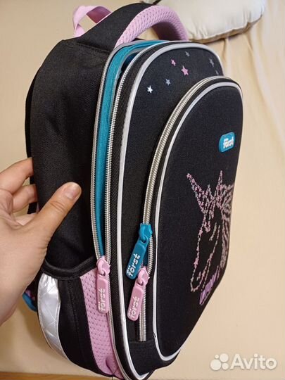 Рюкзак с единорогом ортопедический для девочек