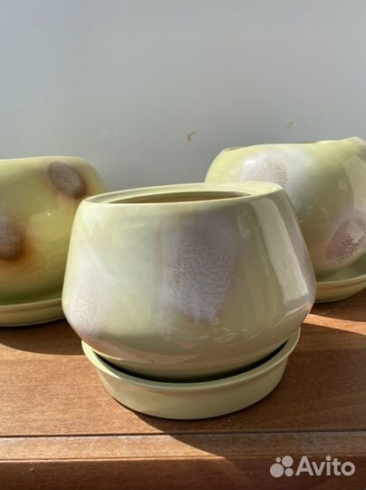 Набор керамических горшков