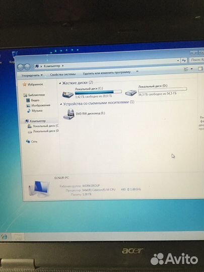Ноутбук acer