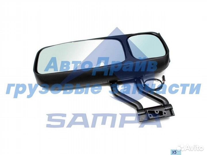 Зеркало Volvo FH12 в сборе правое