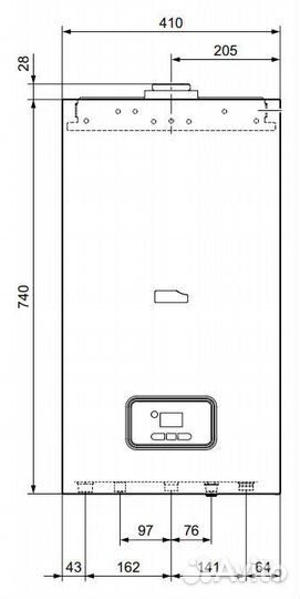 Газовый настенный двухконтурный котел Protherm Геп