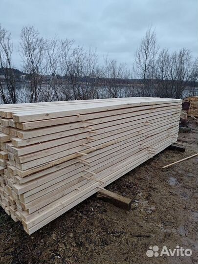 Доска сосновая 50х100х4000