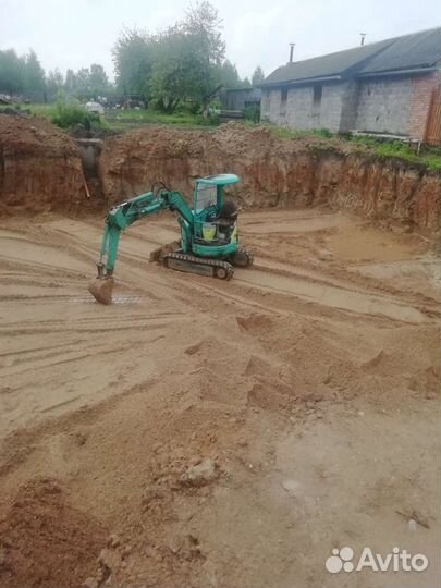 Услуги миниэкскаватор