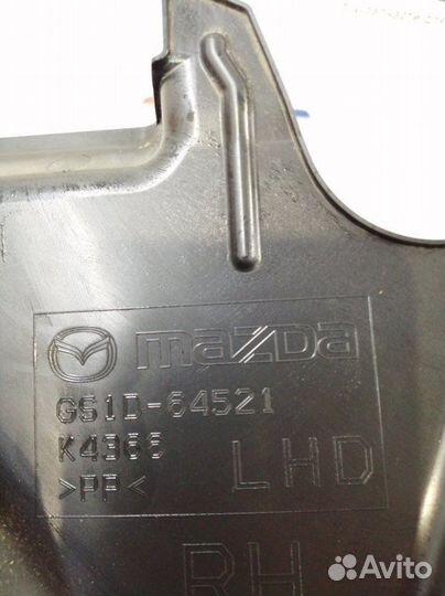 Накладки на торпедо боковые правые Mazda 6 GH L813