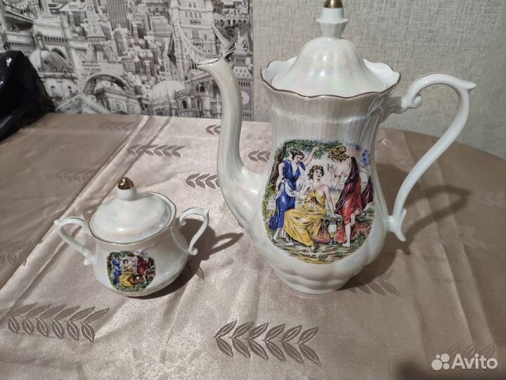 Чайный сервиз перламутровый