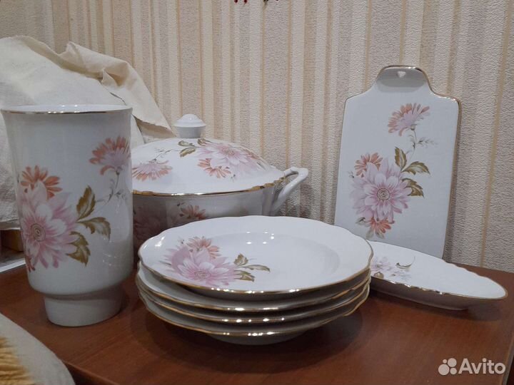Сервиз дулево хризантема