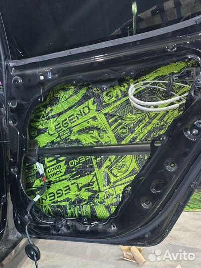 Установка шумоизоляции на авто