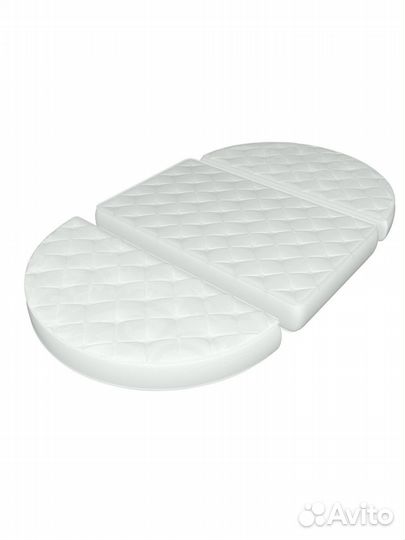 Матрас трансформер на круглую / овальную кроватку