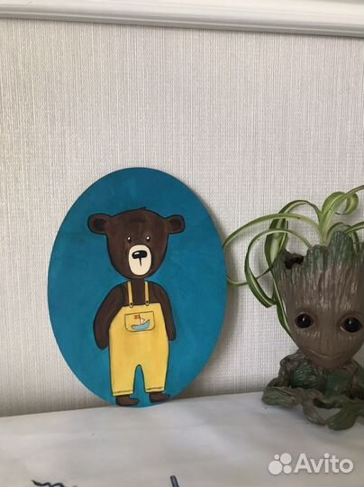 Панно из дерева в детскую