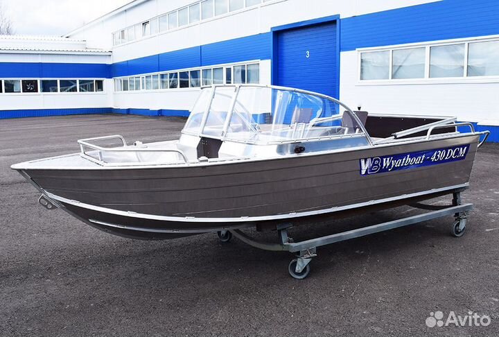 Новая лодка алюминиевая Wyatboat 430 DCM