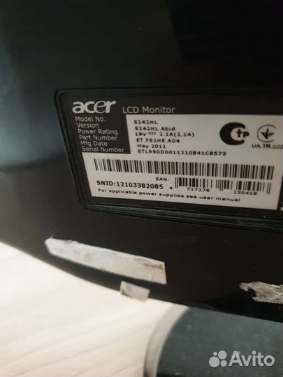 Монитор acer 24