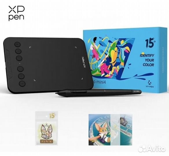 Графический планшет XPPen Deco mini4 Новый