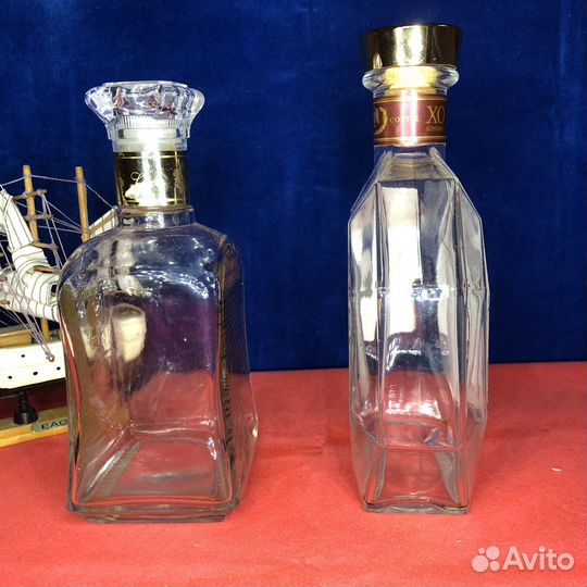 Пустая Бутылка штоф коньячная 0,5 стеклянная