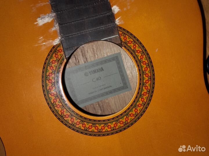 Гитара Yamaha c40, на дрова