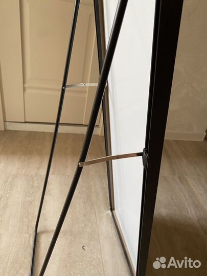 Зеркало напольное в раме 33х153 см черное