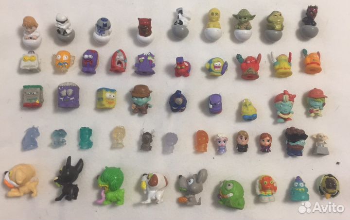 Игрушки из мультфильмов разные
