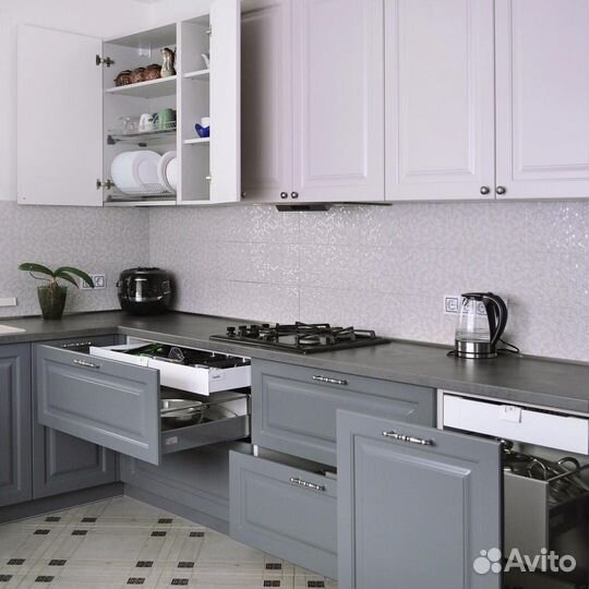 Кухонный гарнитур на заказ. Долговечные материалы