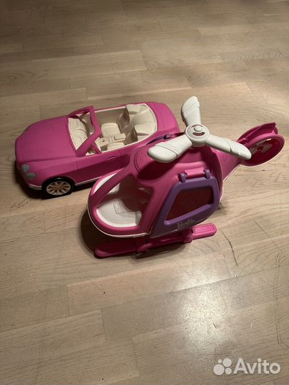 Кабриолет и вертолёт для Barbie