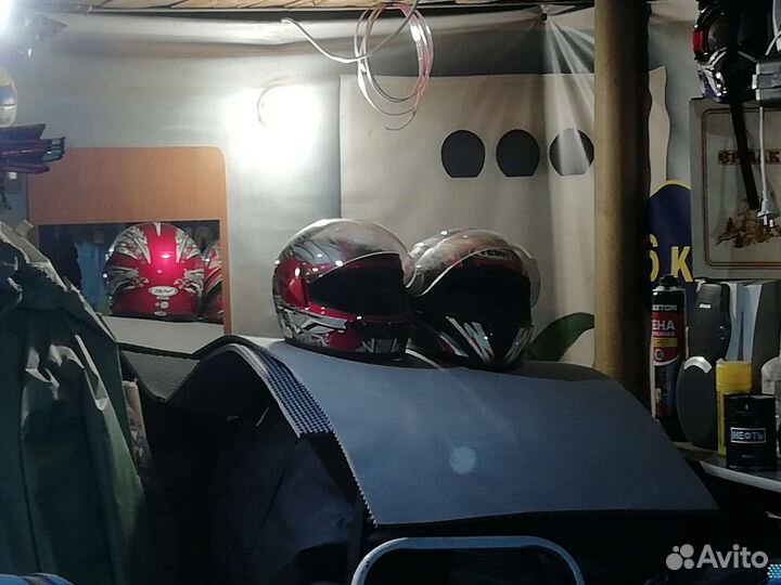 Мото шлемы 3 шт